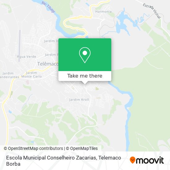 Escola Municipal Conselheiro Zacarias map