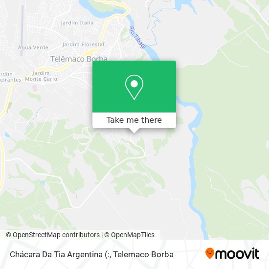 Chácara Da Tia Argentina map