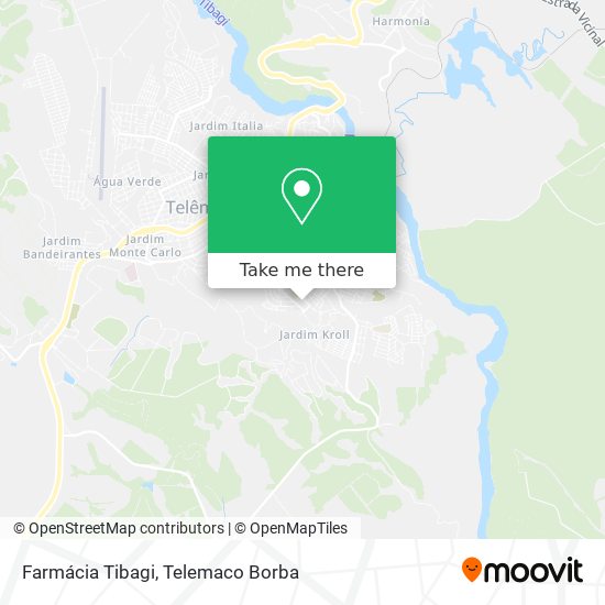 Farmácia Tibagi map