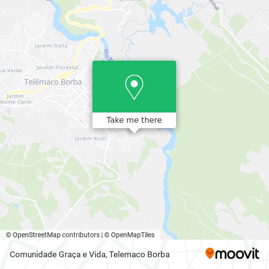 Comunidade Graça e Vida map