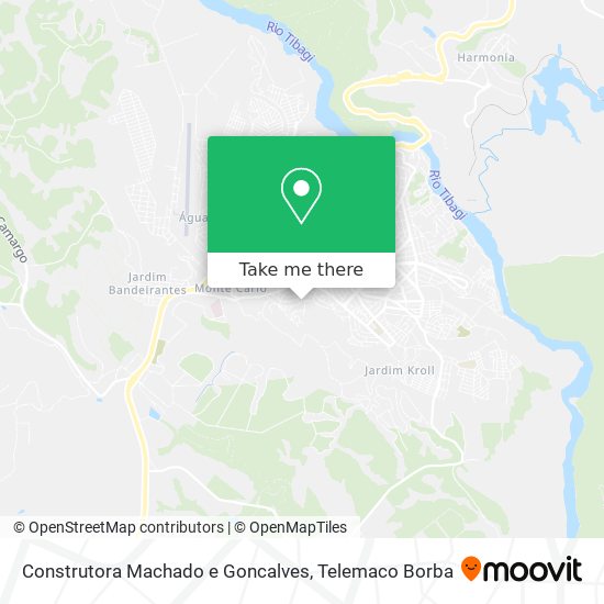 Construtora Machado e Goncalves map