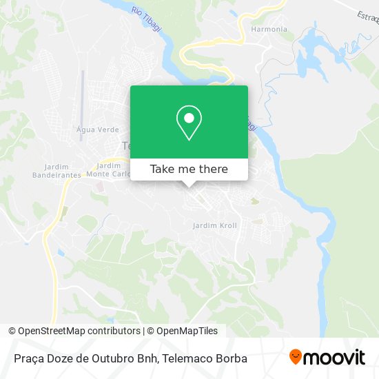 Praça Doze de Outubro Bnh map