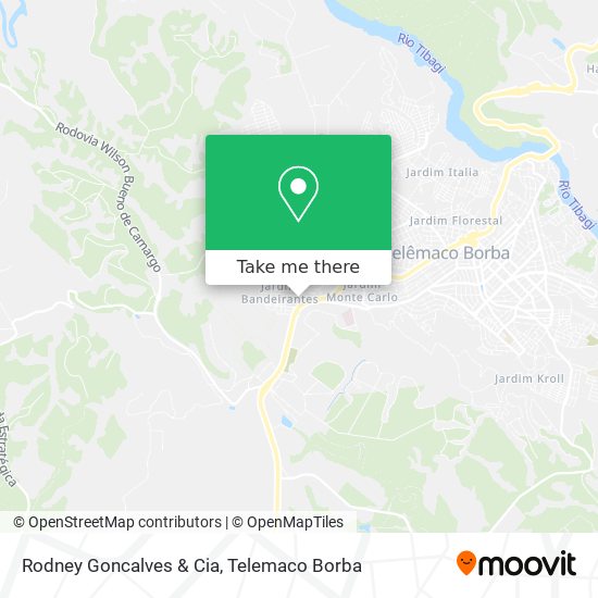 Rodney Goncalves & Cia map