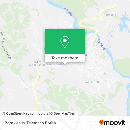 Bom Jesus map