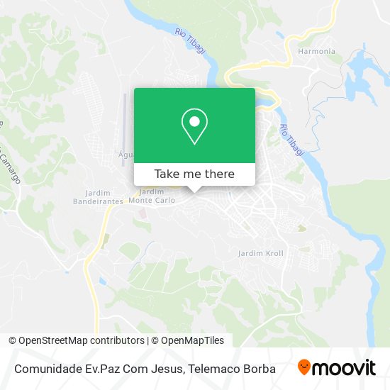 Comunidade Ev.Paz Com Jesus map