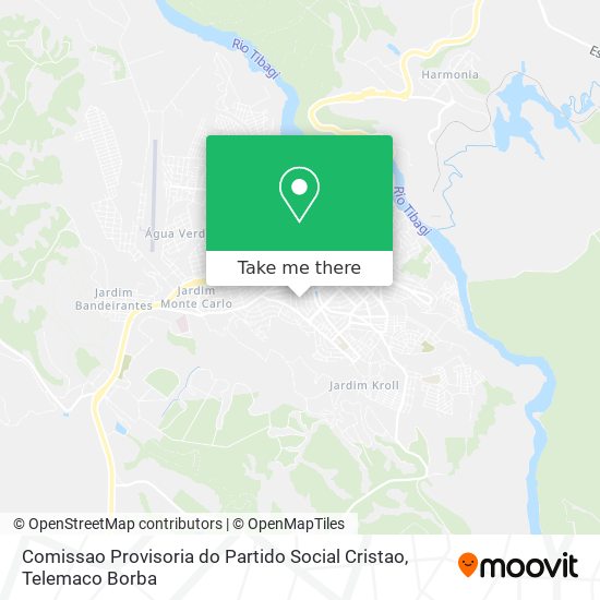 Comissao Provisoria do Partido Social Cristao map