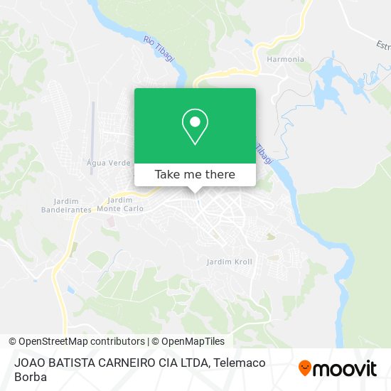 JOAO BATISTA CARNEIRO CIA LTDA map