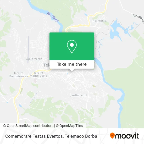 Comemorare Festas Eventos map