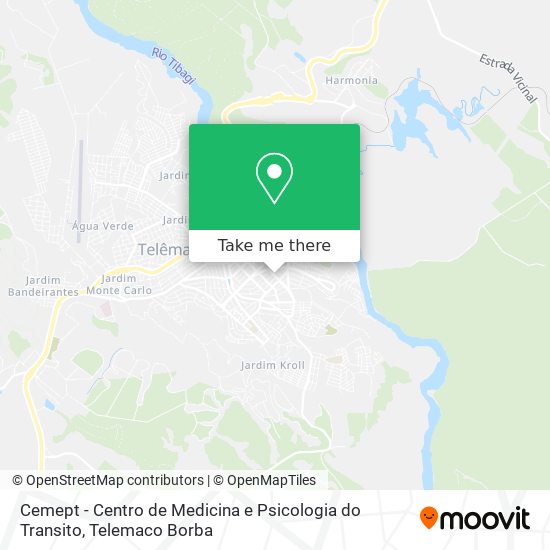 Cemept - Centro de Medicina e Psicologia do Transito map