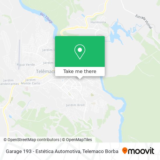 Garage 193 - Estética Automotiva map