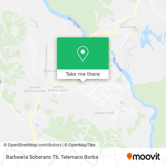 Barbearia Soberano Tb map