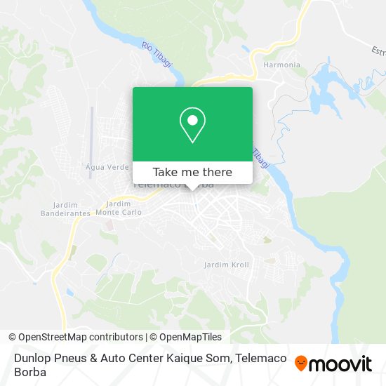 Dunlop Pneus & Auto Center Kaique Som map
