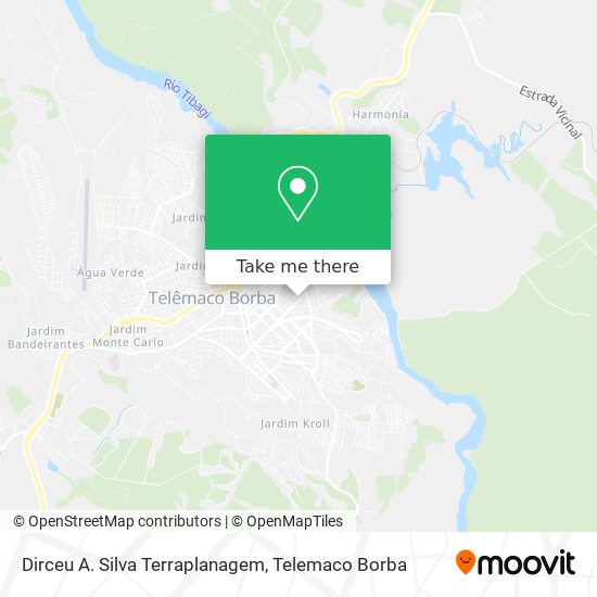 Dirceu A. Silva Terraplanagem map