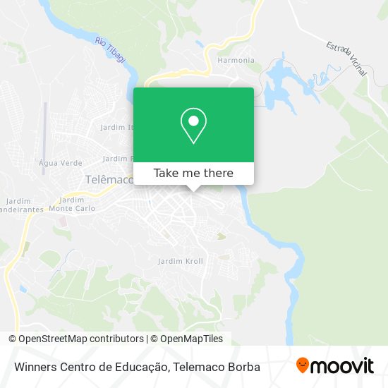 Winners Centro de Educação map