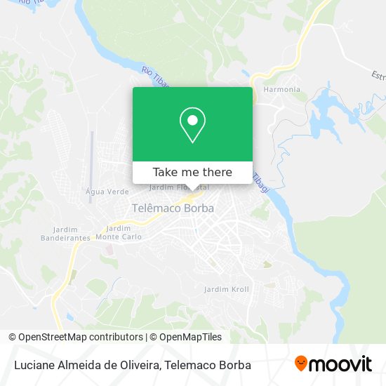 Luciane Almeida de Oliveira map