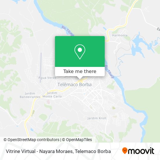 Mapa Vitrine Virtual - Nayara Moraes