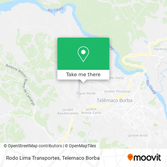 Rodo Lima Transportes map