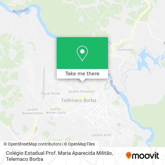 Colégio Estadual Prof. Maria Aparecida Militão map