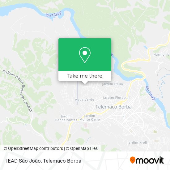 IEAD São João map