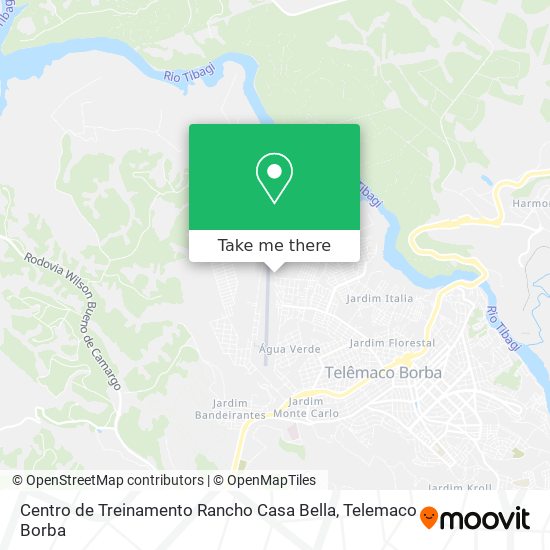 Centro de Treinamento Rancho Casa Bella map