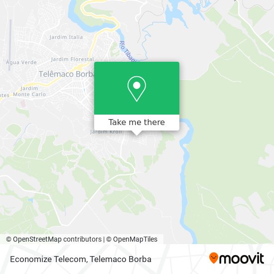 Mapa Economize Telecom