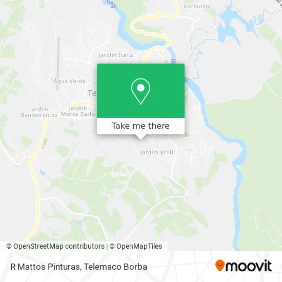 R Mattos Pinturas map