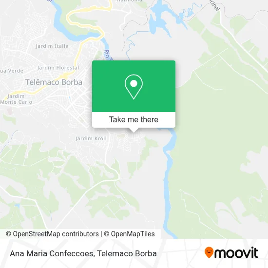 Ana Maria Confeccoes map