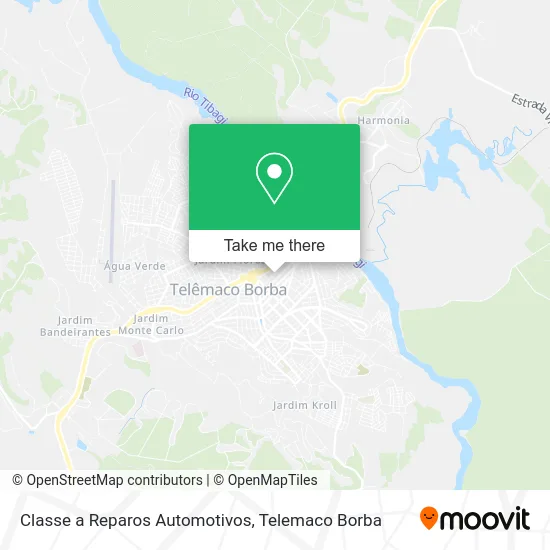 Classe a Reparos Automotivos map