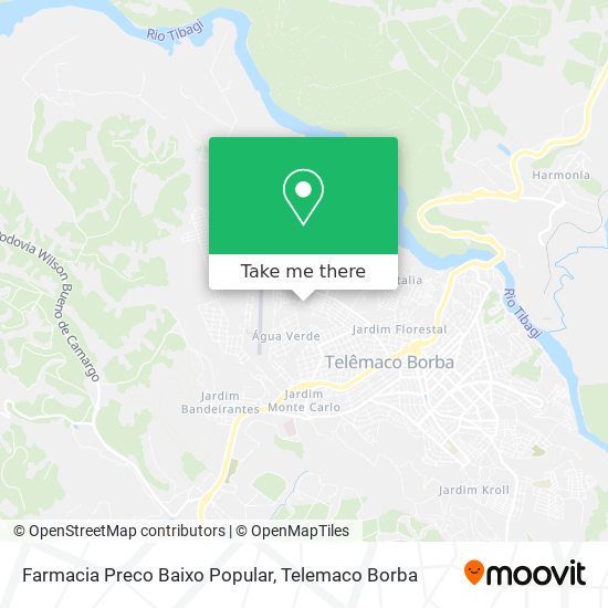 Mapa Farmacia Preco Baixo Popular