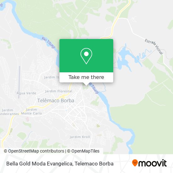 Mapa Bella Gold Moda Evangelica