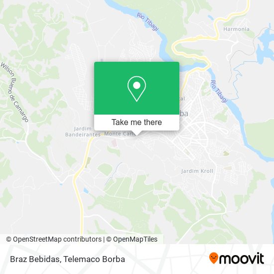 Braz Bebidas map