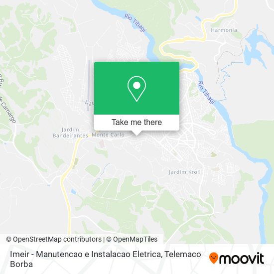 Mapa Imeir - Manutencao e Instalacao Eletrica