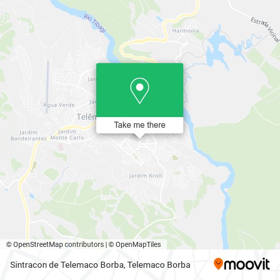 Sintracon de Telemaco Borba map