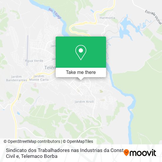 Sindicato dos Trabalhadores nas Industrias da Const Civil e map