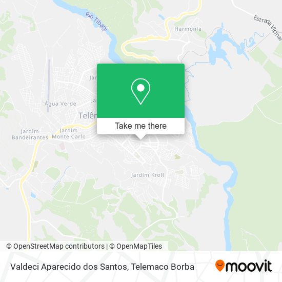 Valdeci Aparecido dos Santos map