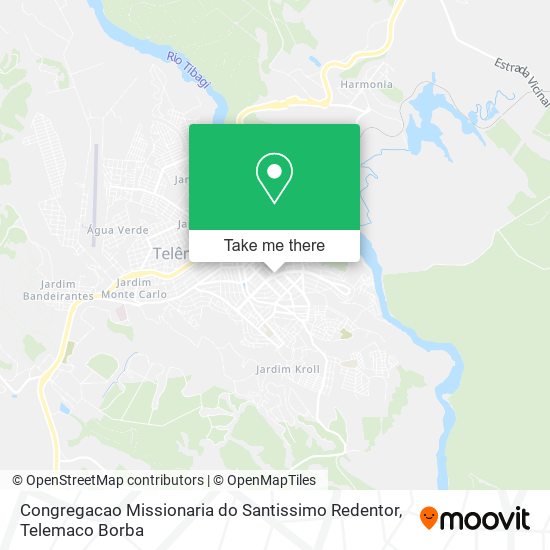 Congregacao Missionaria do Santissimo Redentor map