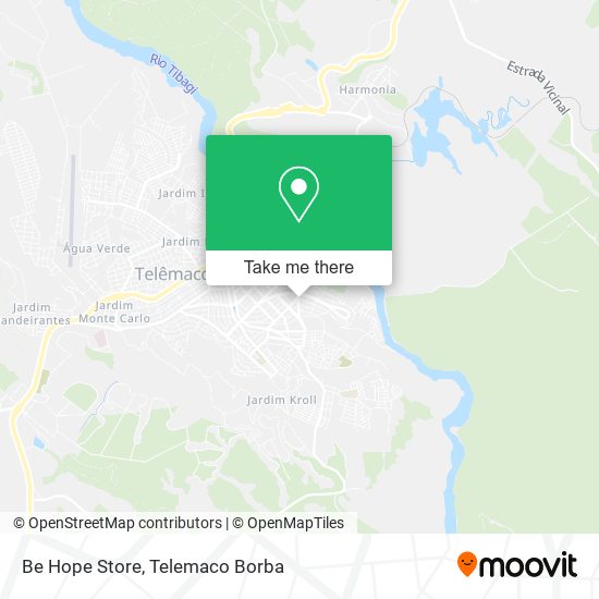 Be Hope Store map