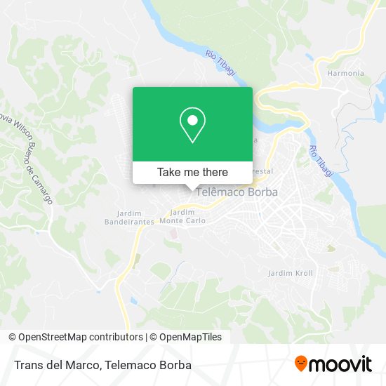 Trans del Marco map