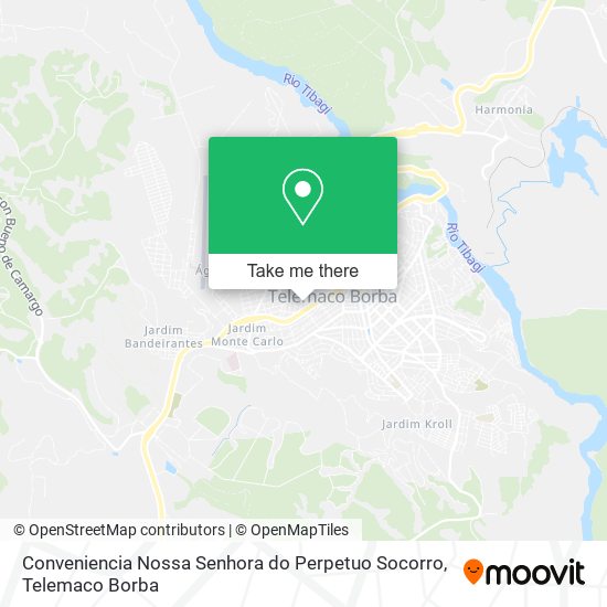 Mapa Conveniencia Nossa Senhora do Perpetuo Socorro