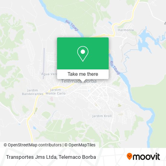 Mapa Transportes Jms Ltda