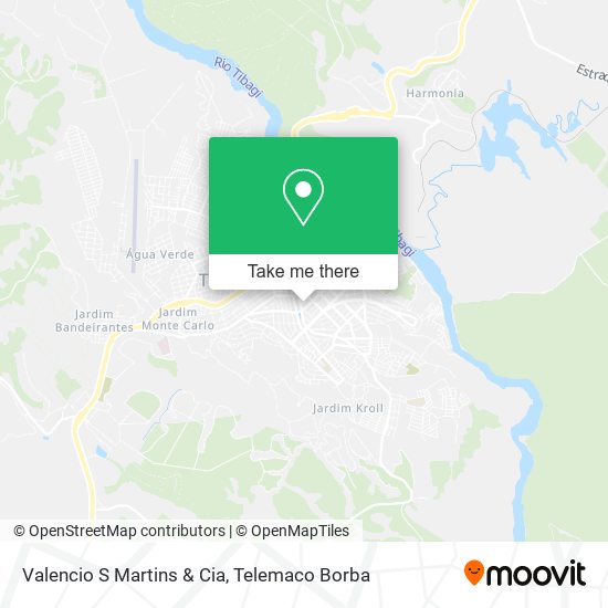 Valencio S Martins & Cia map