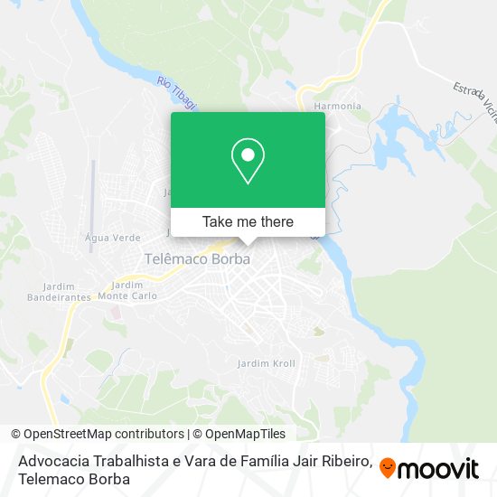 Advocacia Trabalhista e Vara de Família Jair Ribeiro map