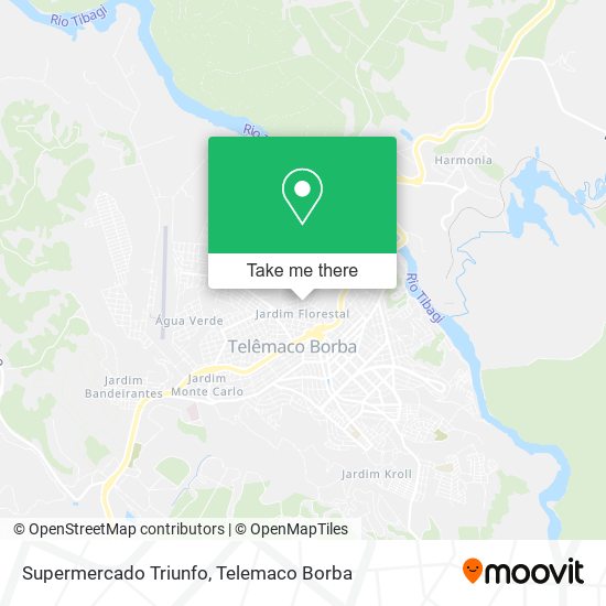 Mapa Supermercado Triunfo