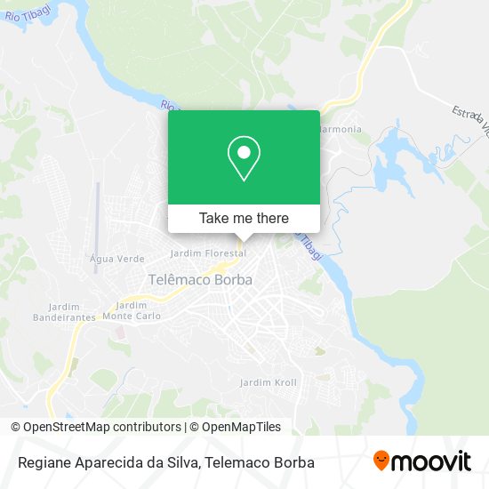 Regiane Aparecida da Silva map