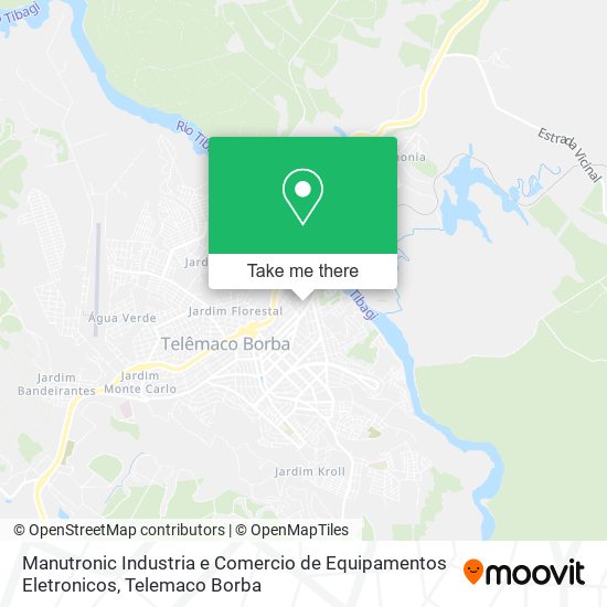 Manutronic Industria e Comercio de Equipamentos Eletronicos map