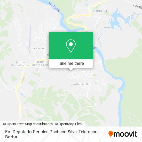 Mapa Em Deputado Péricles Pacheco Silva