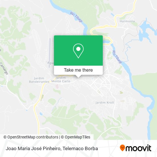 Mapa Joao Maria José Pinheiro