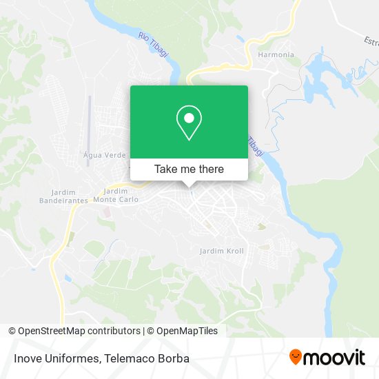Inove Uniformes map