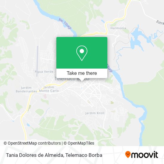 Tania Dolores de Almeida map