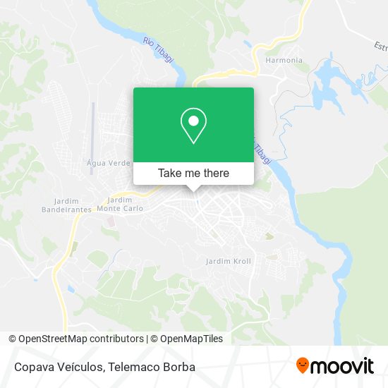 Copava Veículos map